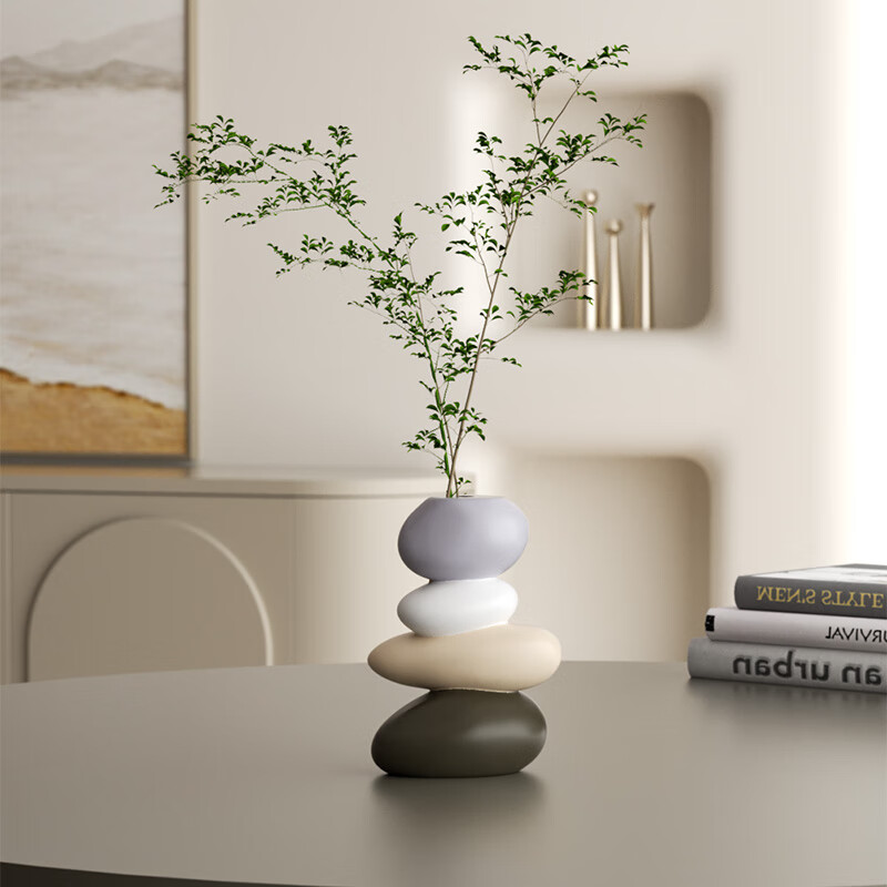 艺心艺意时来运转玄关摆件入户钥匙收纳装饰品客厅电视柜桌面花插乔迁