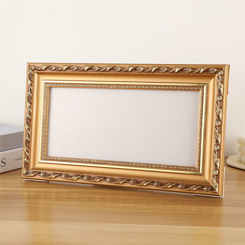 尚佳帮光荣人家牌装裱光荣匾外框定制实木框架复古纪念牌做相框可挂墙