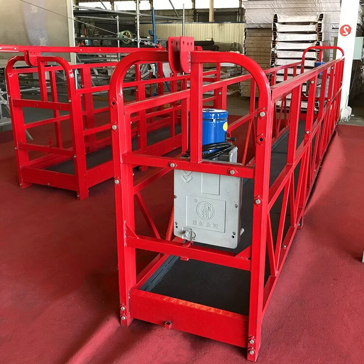 厂直销zlp630电动吊篮 6米路合金篮筐建筑外墙幕墙喷漆配 镀锌吊篮