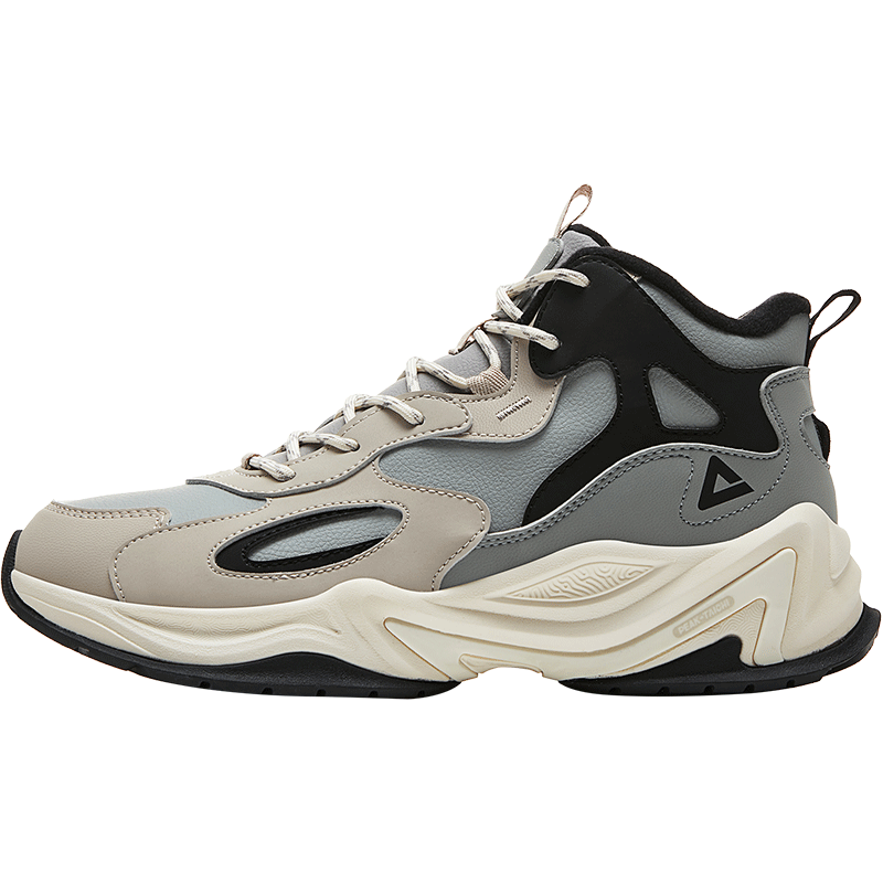 匹克态极源回-RT2000棉鞋男冬季高帮加绒男鞋休闲运动鞋男DM340097