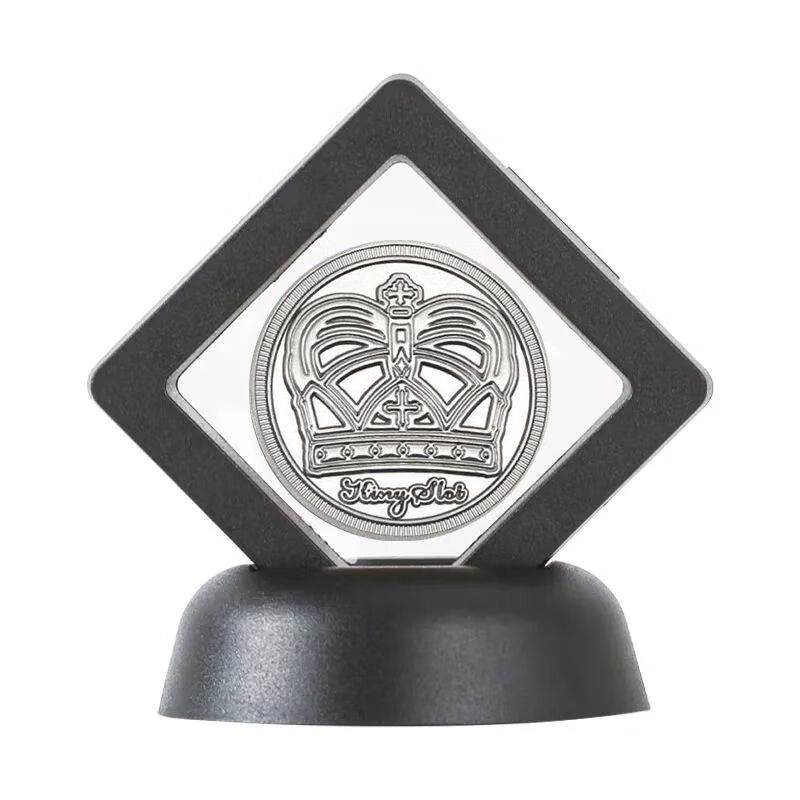 超电磁炮s御坂美琴周边炮姐合金硬币项链二次元饰品 炮姐硬币 展示架