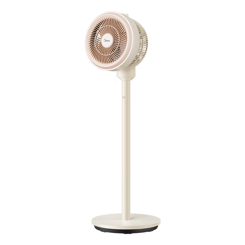 美的（Midea）空气循环扇电风扇落地扇立式轻音节能家用风扇低噪大风量转页扇卧室宿舍摇头循环轻羽扇 【3D循环送风  台立两用】FGA24TS