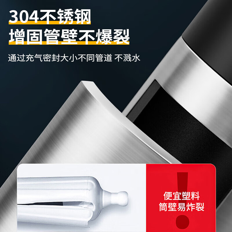 sp sauce马桶疏通神器一炮通管道下水道堵塞疏通工具高压速通疏通机家用 【升级款高压速】马桶疏通器