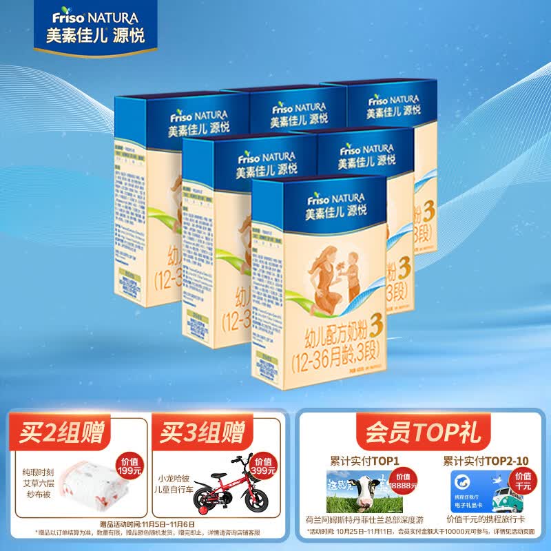 美素佳儿源悦（Friso NATURA）幼儿配方奶粉（12-36月龄，3段）盒装2400g怎么样,好用不?