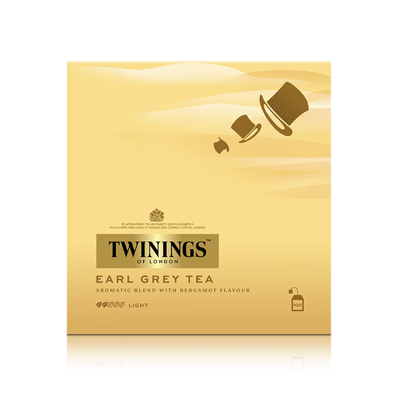 川寧（TWININGS）豪門伯爵紅茶波蘭進(jìn)口100袋*2g 紅茶茶包茶葉 節(jié)日送禮 新年禮物