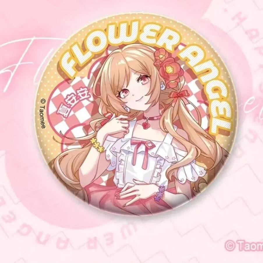 莫肖尔小花仙徽章动画繁花无期纪念典藏系列马口铁徽章 夏安安