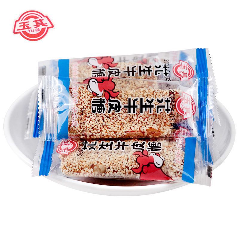 玉其花生牛皮糖软糖老式芝麻怀旧零食小吃休闲食品小包装 花生牛皮糖500g