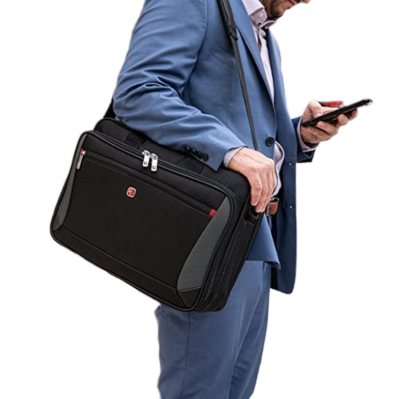 WENGER公文包e男士大容量商務(wù)手提文件包15.6英寸筆記本電腦包單肩包 15.6英寸