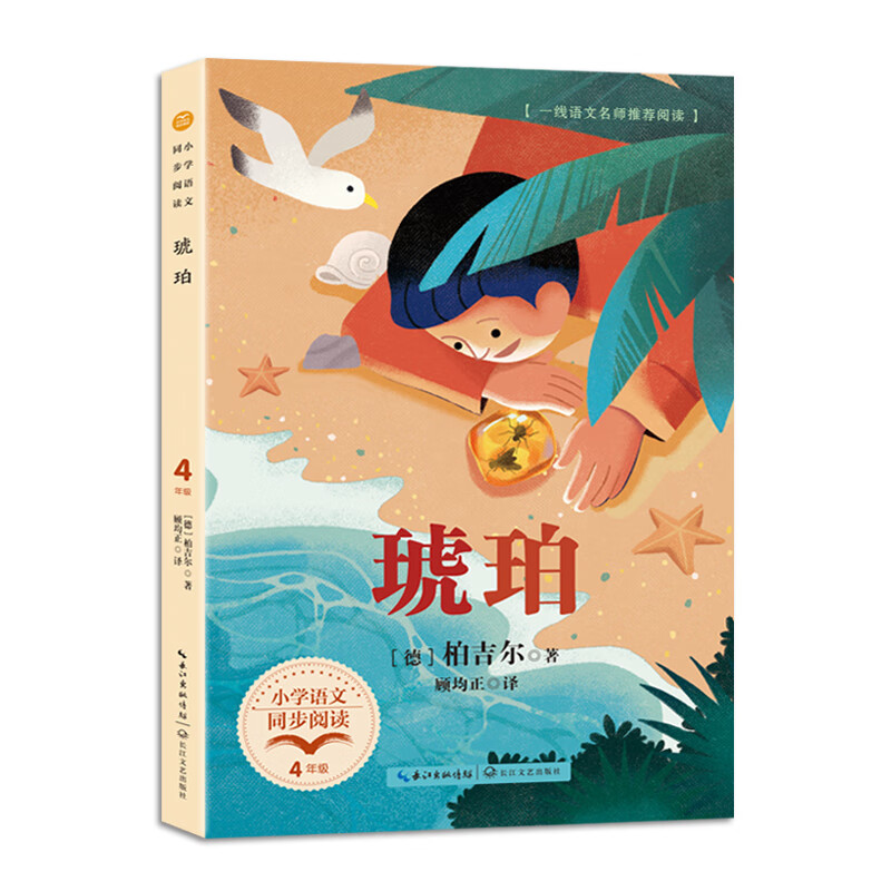 琥珀:课文作家作品,小学语文教材同步配套读物(四年级下册)