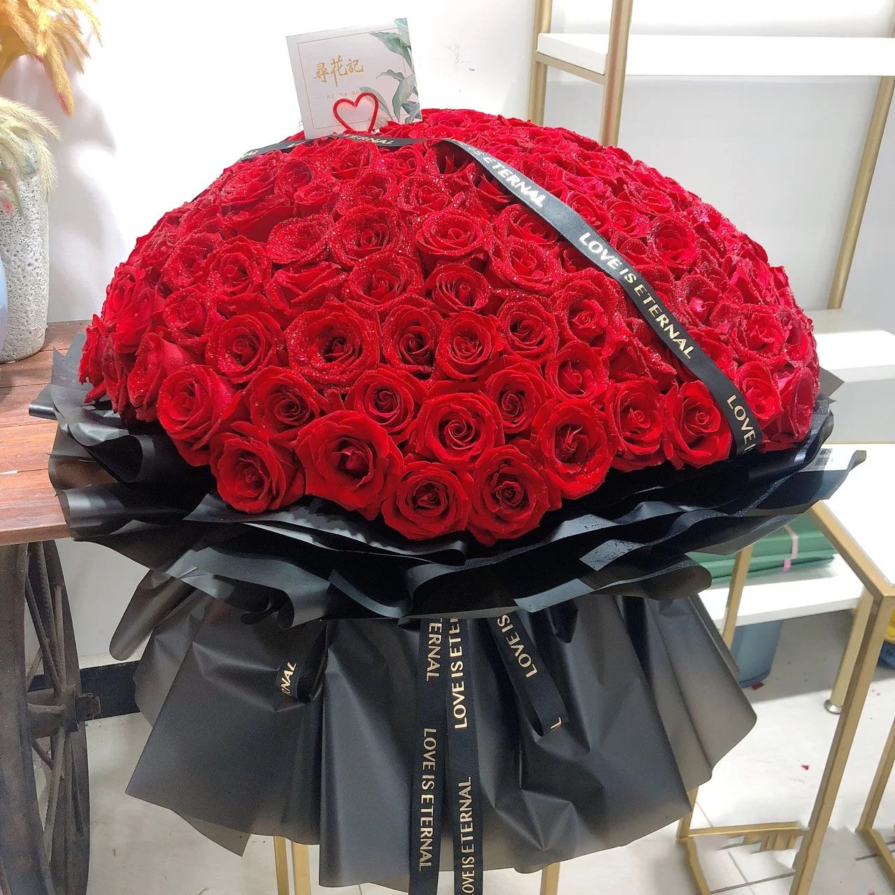 猿樱情人节999朵玫瑰花同城鲜花送老婆礼物生日礼物鲜花生日鲜花花束