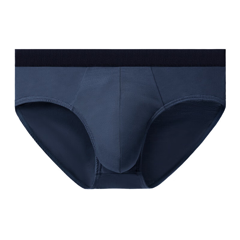 男士三角裤男士内裤60支细旦莫代尔无痕性感三角裤男透气短裤 JY304宝石青 1条 L