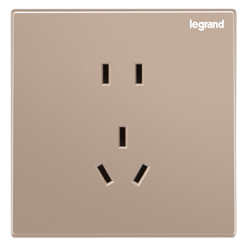 罗格朗 开关插座面板仕典米兰金家用86型五孔带USB墙壁电源暗装多孔插座 逸景玫瑰金五孔10只装 【开关插座清单报价】