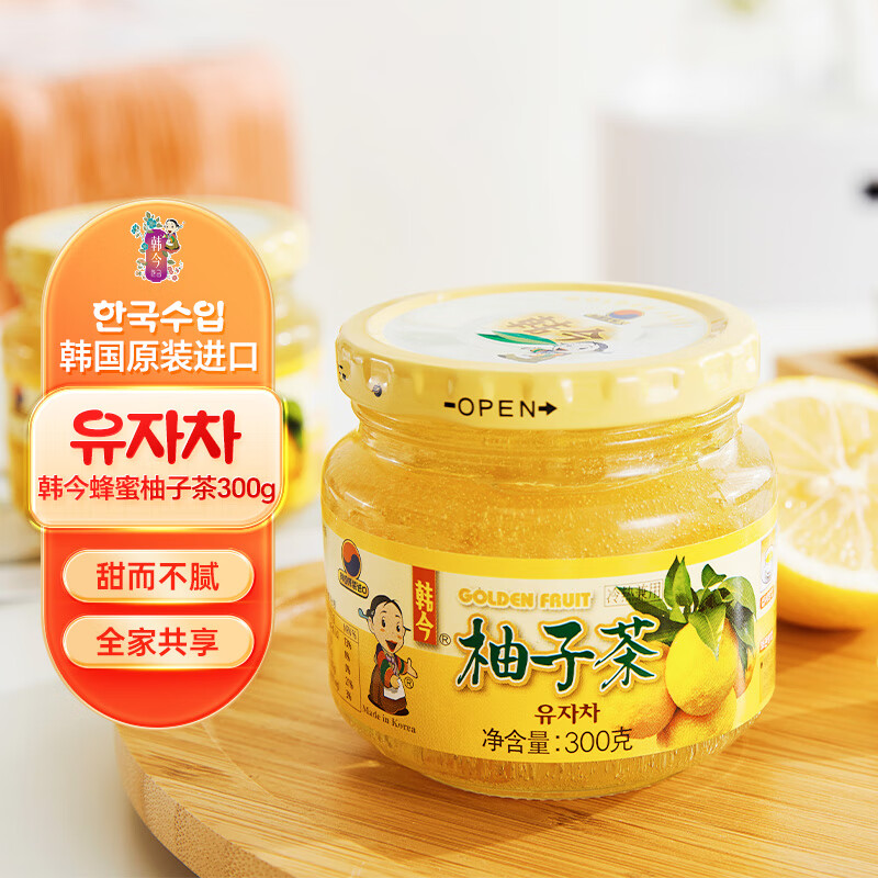 韩今 韩国进口 蜂蜜柚子茶冲调饮品 550g