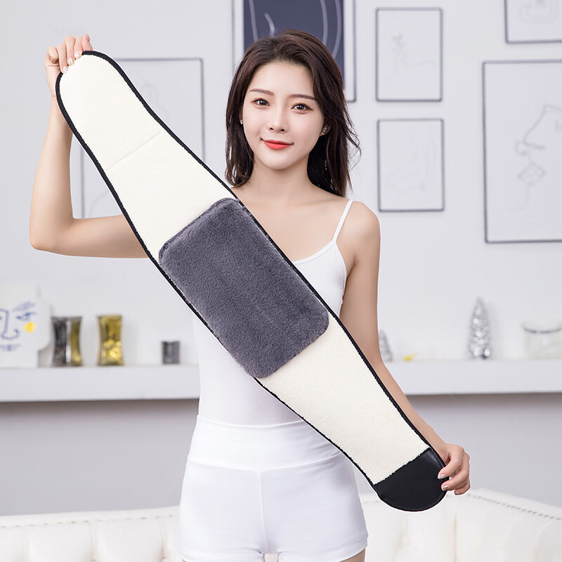 护腰带腰部加绒保暖睡觉护腰托秋冬季男女士中老年腰部保暖护肚子防寒
