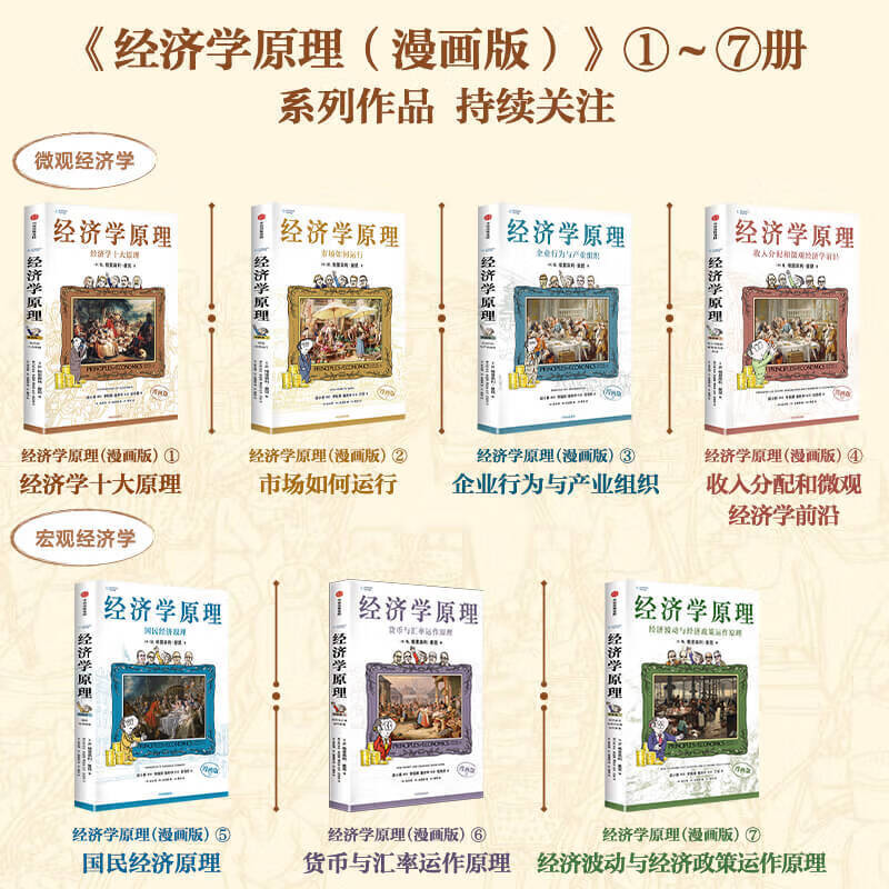 经济学原理漫画版经济学家曼昆新作N. 格里高利曼昆著中信出版社图书
