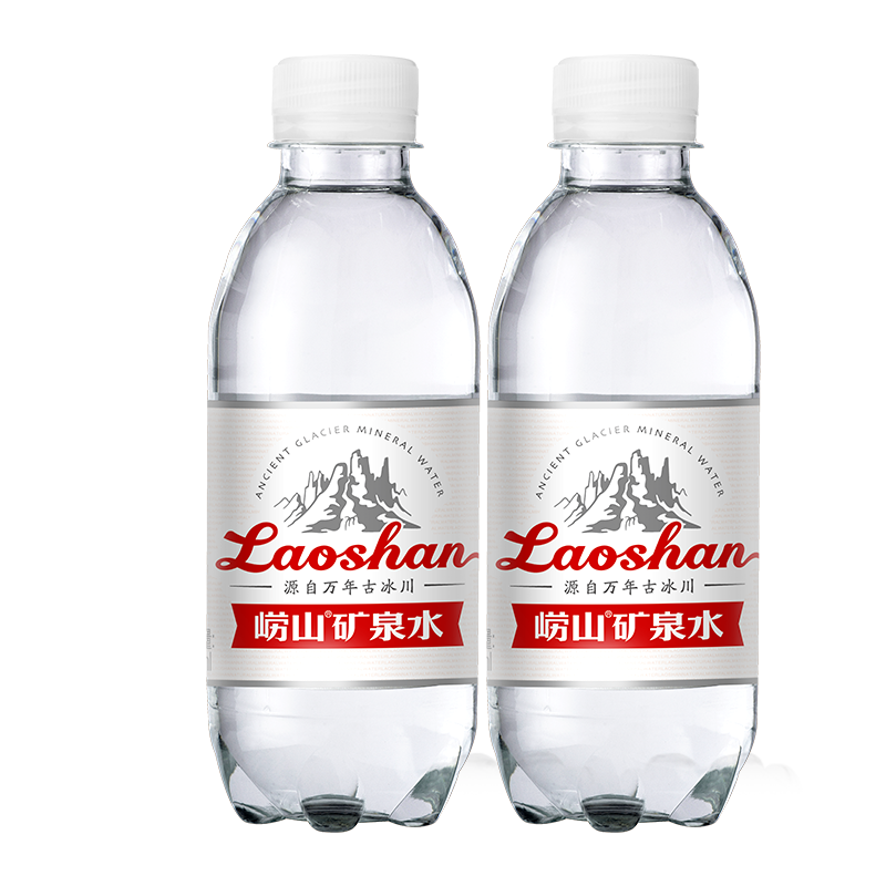 Laoshan 崂山矿泉 饮用天然矿泉水  330ml*24瓶 整箱装