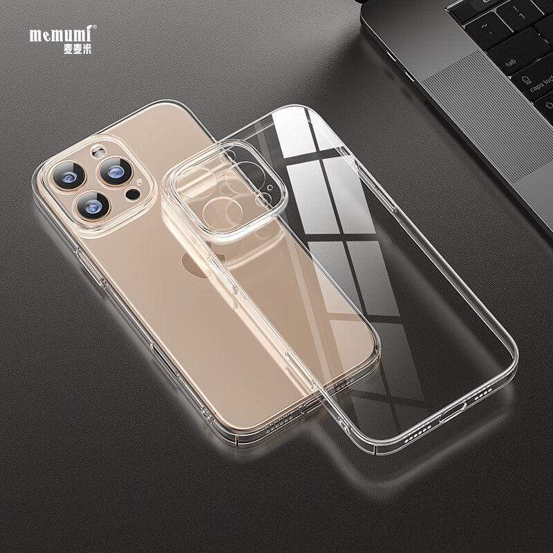 麦麦米适用iPhone 16 Pro Max手机壳 轻奢精孔高透还原原色苹果16promax壳超薄磁吸简约不发黄微软壳 苹果16promax丨精孔轻奢超薄丨高透还原原机色