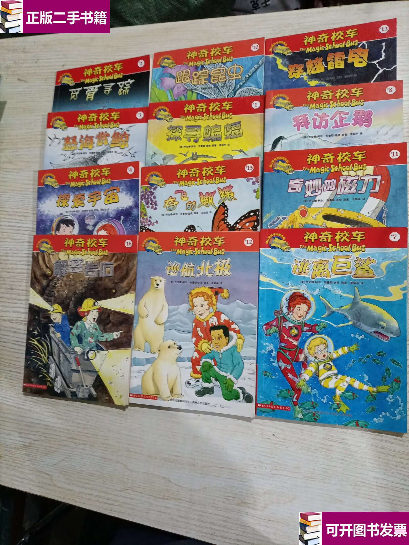 【二手9成新】神奇校车阅读版(12册合售) /乔安娜·柯尔 贵州人民