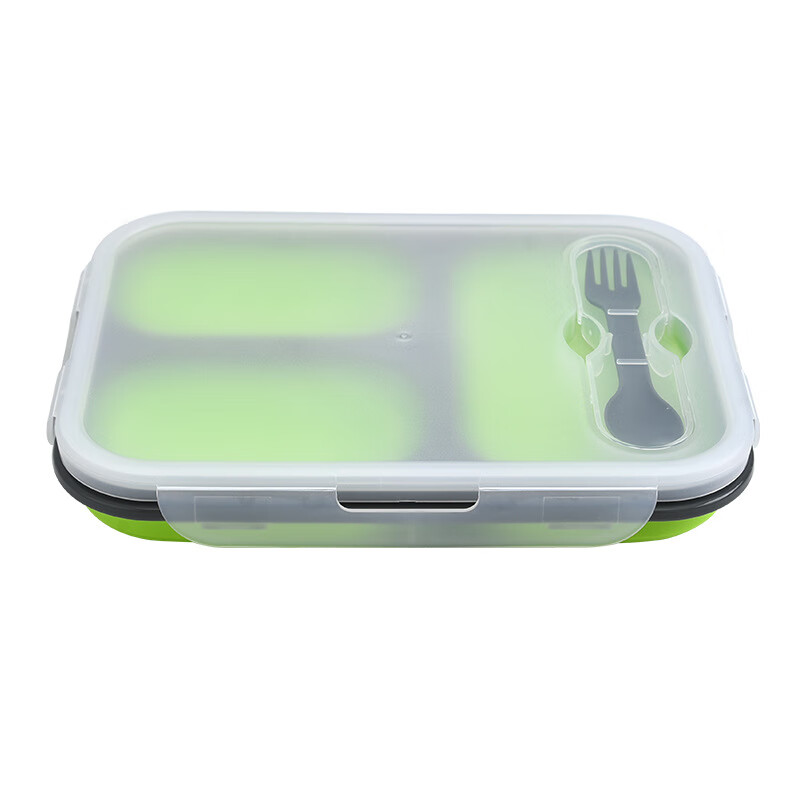 妙普乐硅胶折叠碗旅行便携式伸缩可耐高温泡面野餐餐具可微波炉加热