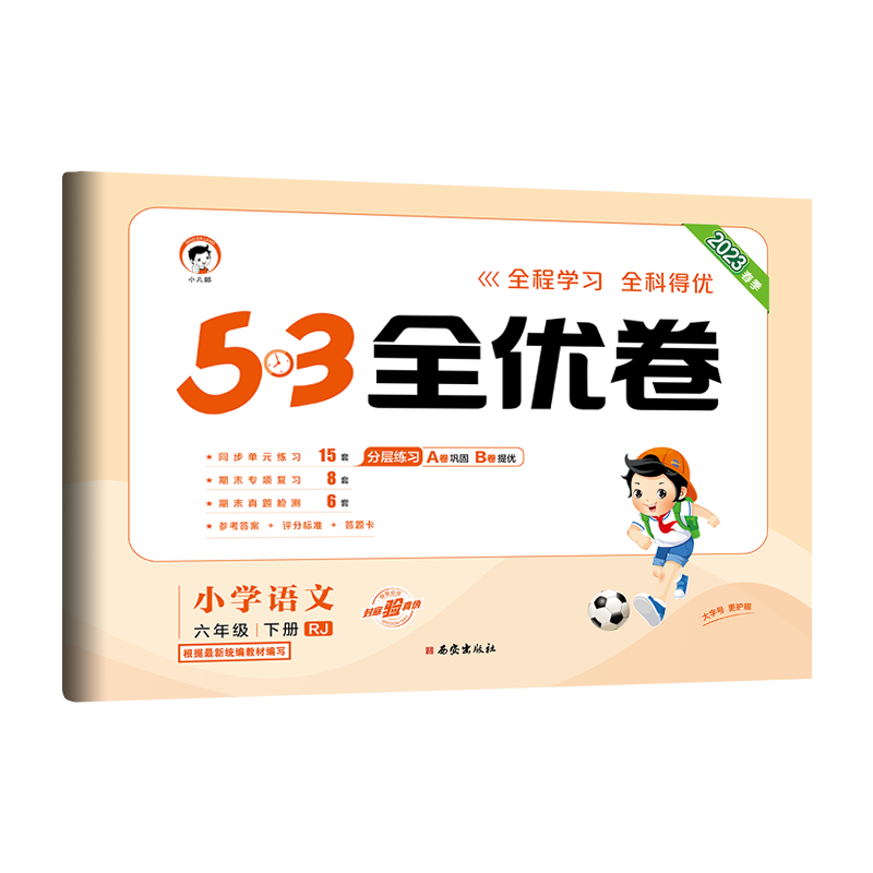 2023版《5.3》全优卷六年级下册  语文(人教版rj)
