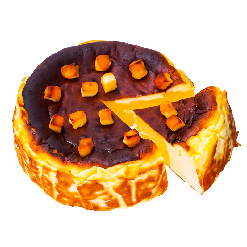 巧师傅经典原味巴斯克芝士蛋糕乳酪半熟奶酪蛋糕下午茶零食糕点甜品 2个原味巴斯克芝士蛋糕