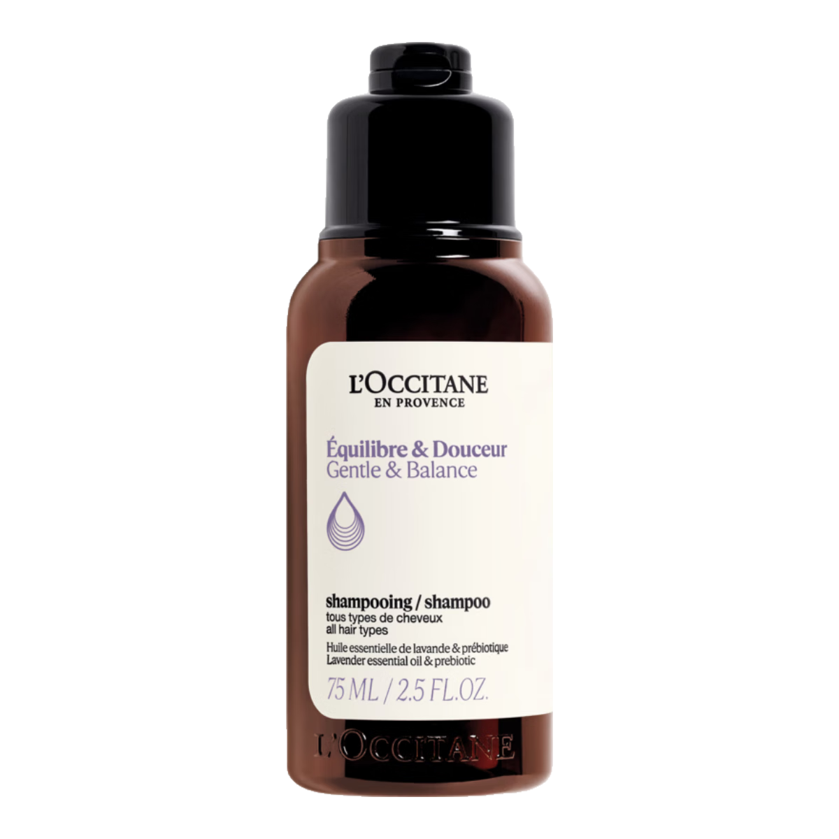 【准新品】欧舒丹【蓬发瓶】草本菁纯平衡洗发露 75ML  