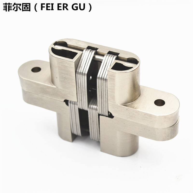 菲尔固(fei er gu)外开门隐形门合页弹簧铰链折叠暗藏式弹簧十字铰链