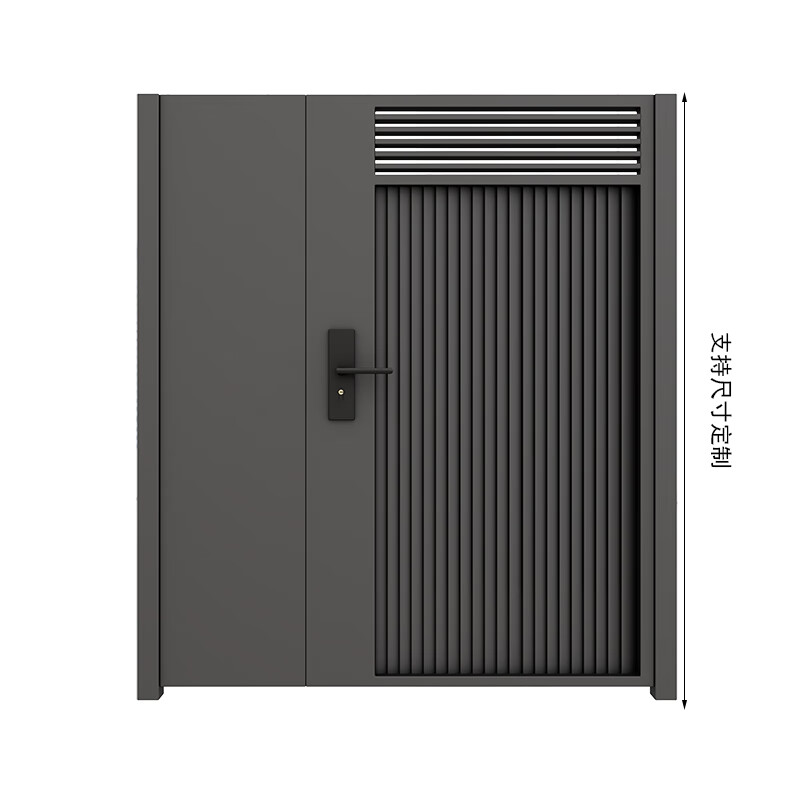 合金别墅庭院大门电动子母双开门入户门户外花园门农村院子大门 款式