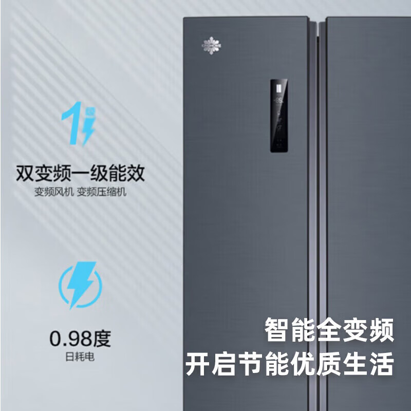 格力（GREE）晶弘冰箱600升对开-33℃深冻储鲜360度风冷养鲜变频一级能效BCD-600WPDCL/布鲁斯