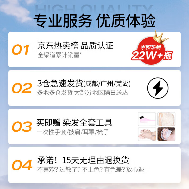 忆丝芸染发膏男士专用 植物染发剂 染头膏纯自己染 短发天然 送漂发剂 湖泊蓝（褪色2次后染）