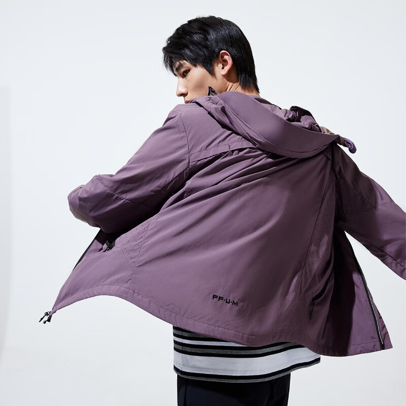 20点：JACK&JONES 杰克琼斯 防晒衣户外凉感透气弹力纯色上衣