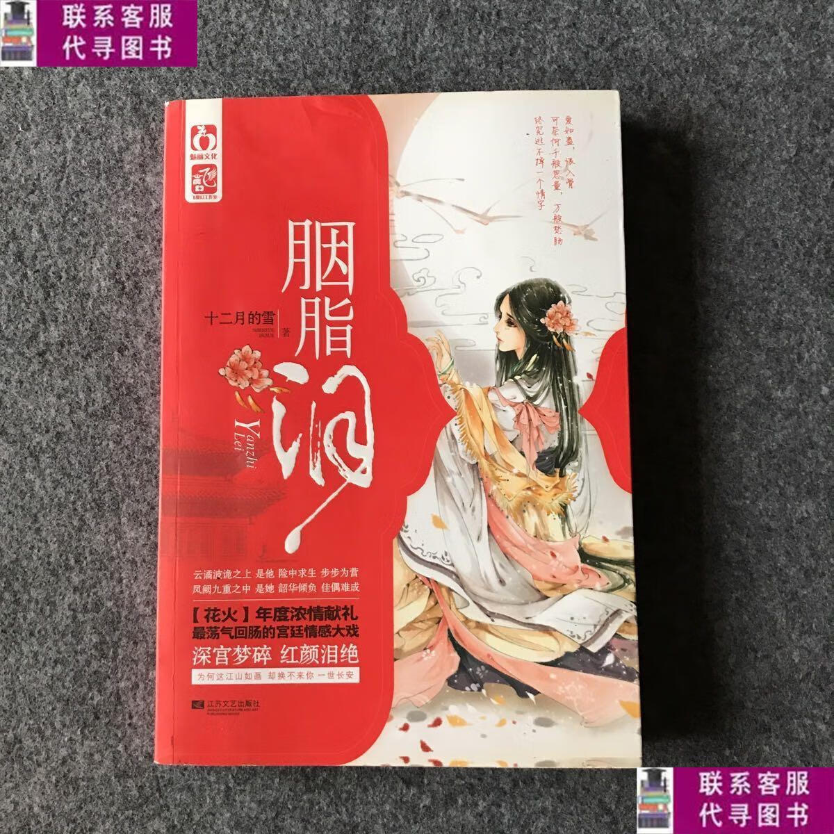 【二手9成新】胭脂泪 /十二月的雪 江苏文艺出版社