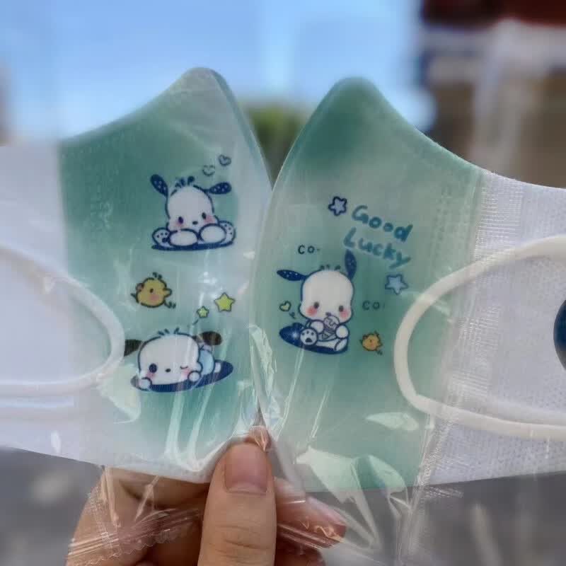 三丽欧星黛露儿童口罩小学生3-9岁卡通口罩3d立体新款网红冬季防雾霾