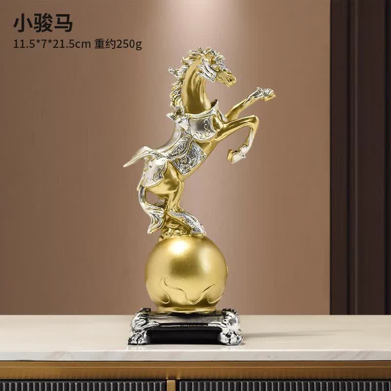 北欧艺术现代马摆件创意轻奢客厅电视柜玄关酒柜家居装饰品 BY230822（一件装）
