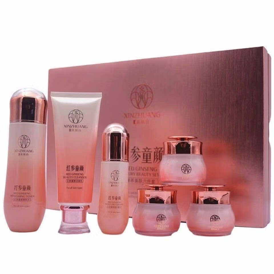 magt红参童颜奢养美肤六件套嫩白斑嫩肤黄六合一美容护肤套装