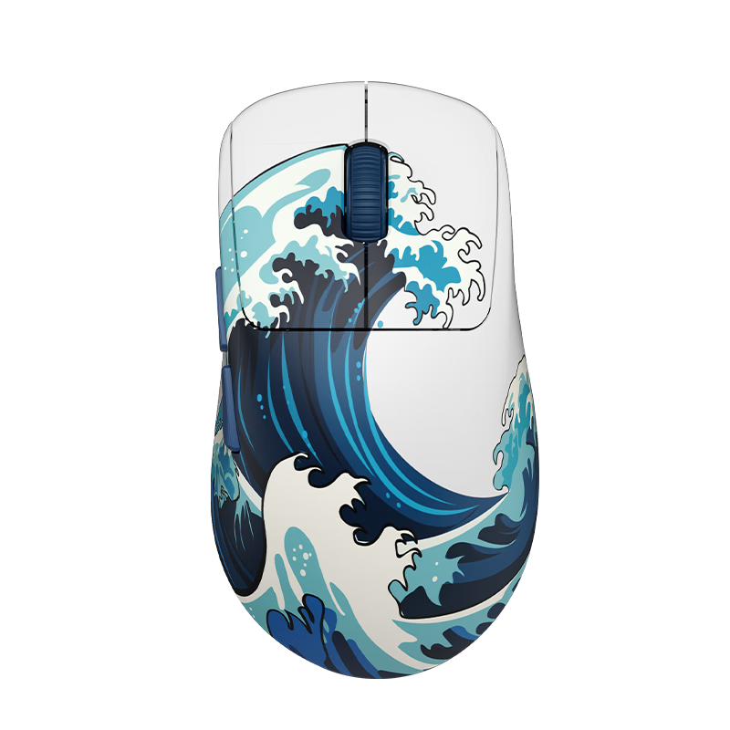 WAIZOWL唯卓 OGM PRO V2游戏鼠标 3950鼠标 无线蓝牙三模电竞鼠标 轻量化人体工学鼠 支持8K回报率 csgo OGM Pro V2浮世绘-光微动