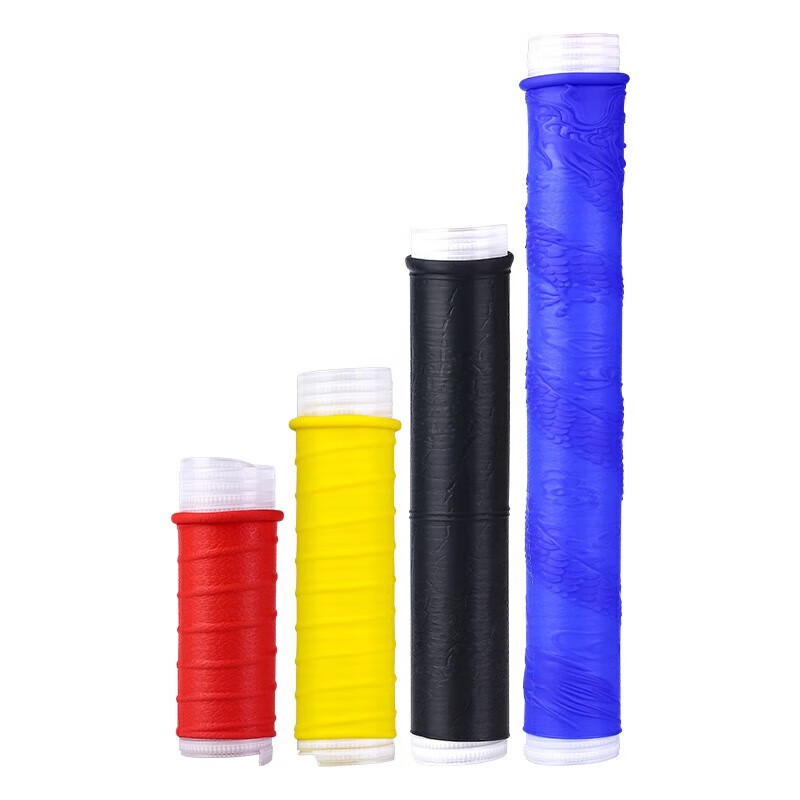 威拓森【优选】游钓中国鱼竿缠把带硅胶手把带防电防滑防水套 龙纹黑色(延展长度50cm)