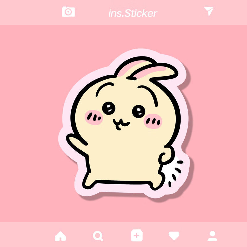 oqbchiikawa鼠标垫吉伊卡哇异形鼠标垫办公游戏垫橡胶加厚防滑卡通