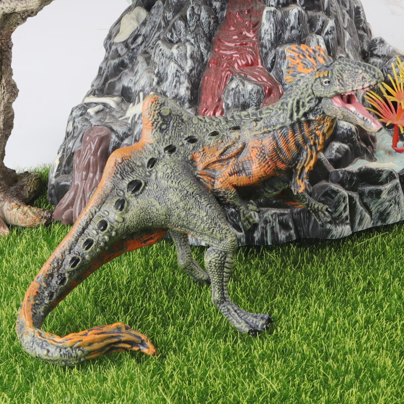 林畅模玩昆卡猎龙模型白垩纪异特龙超科恐龙认知儿童仿真动物玩具
