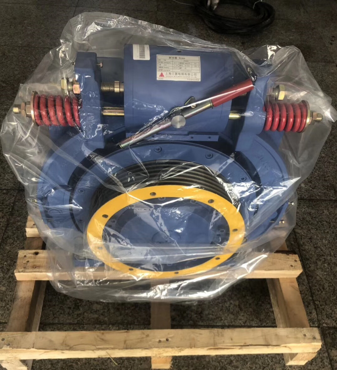 久聚和三菱电梯曳引机主机zpml-a117/a157/a198 制动器转子曳引轮磁钢