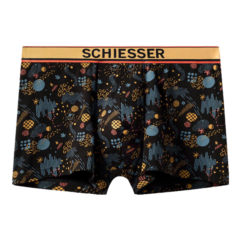 舒雅男士棉质【Fresh系列】印花透气平角内裤