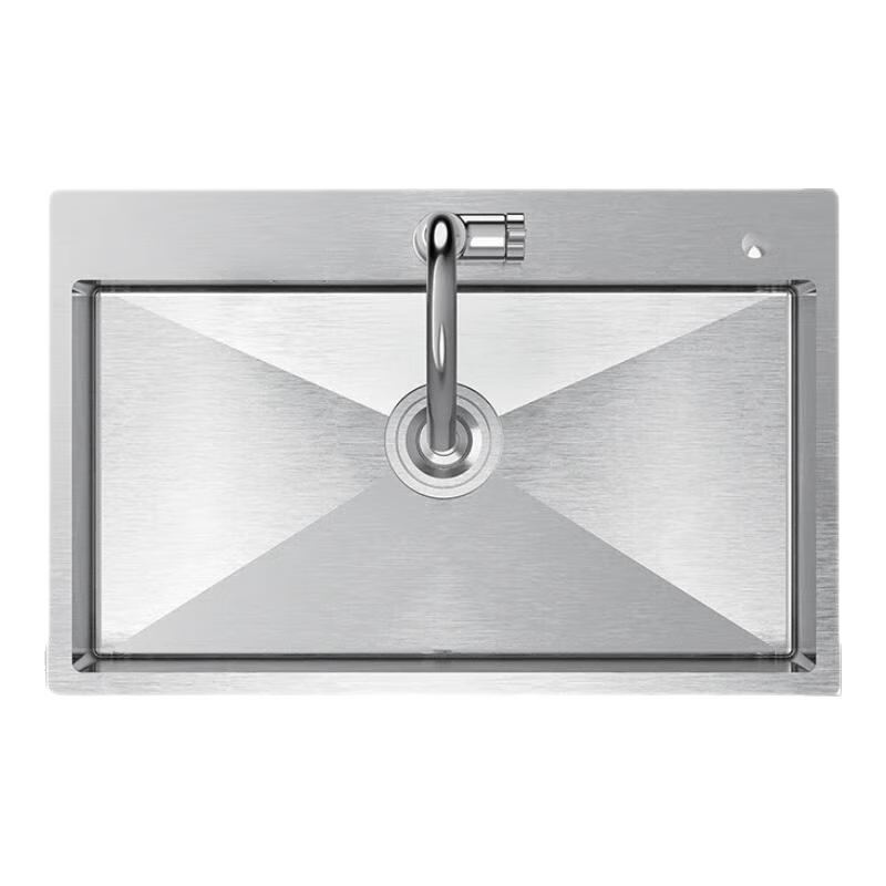 ������JOMOO������ˮ�۴󵥲�ϴ����һ�����ֹ���˿�׽൥��304�����ϴ��� �ײ�06248��780*500������ͷ