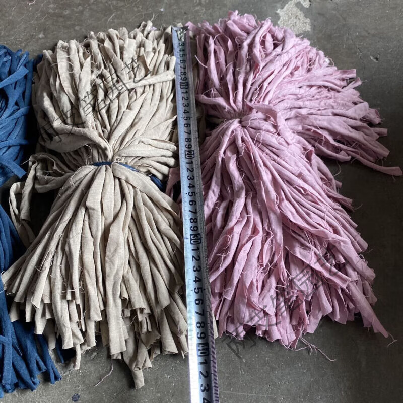 火龙果布条绑带定型尼龙弹力化纤棉短布条花椒捆扎绳布带枝条固定 涤棉2.5公斤长35-40厘米颜色随机