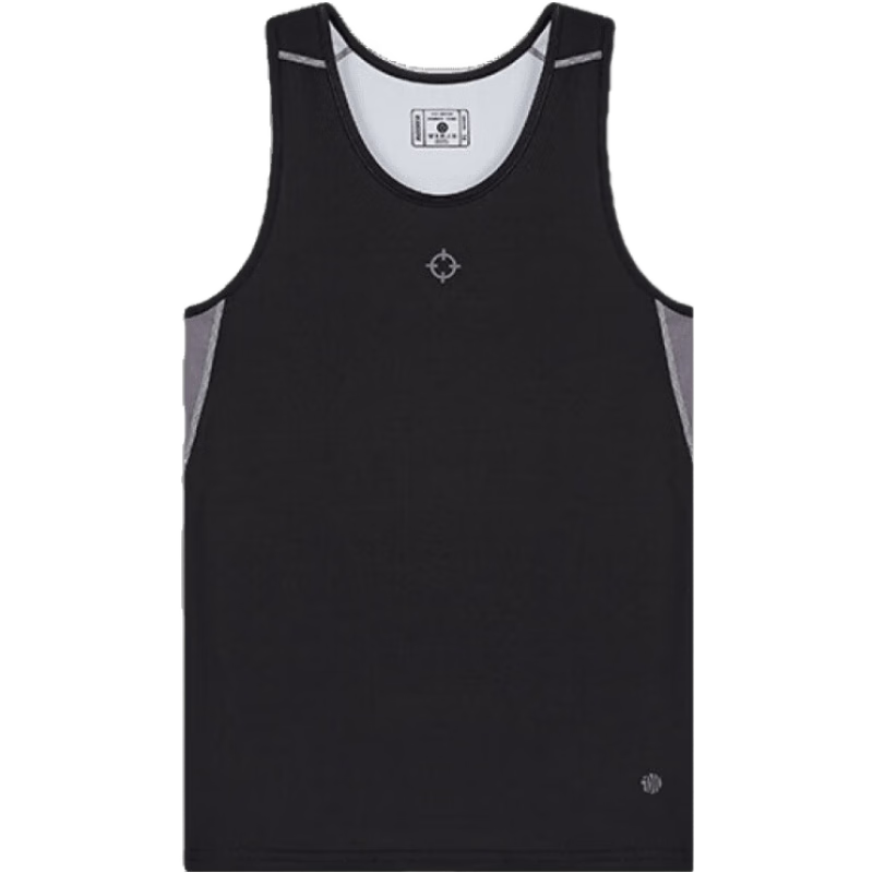 百亿补贴:准者压缩背心男士运动篮球训练跑步透气速干紧身健身衣 纯正黑 5XL39元