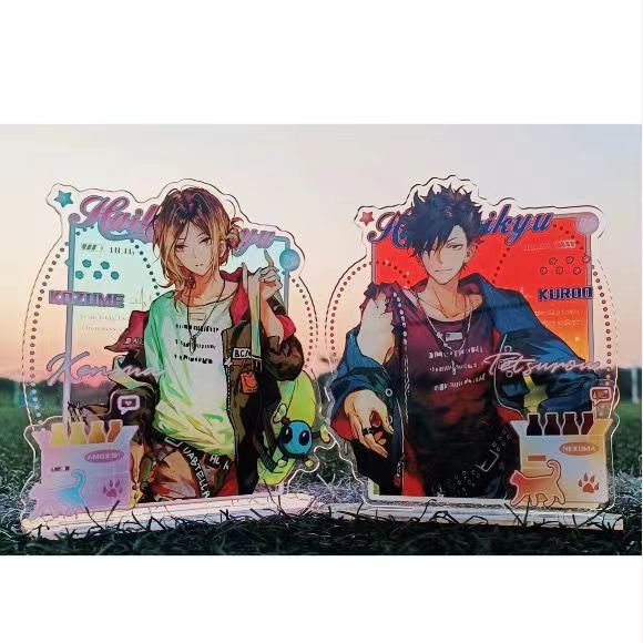 mexueer小红书动漫周边排球少年黑研克力桌面摆件颜值立牌 黑尾朗立牌