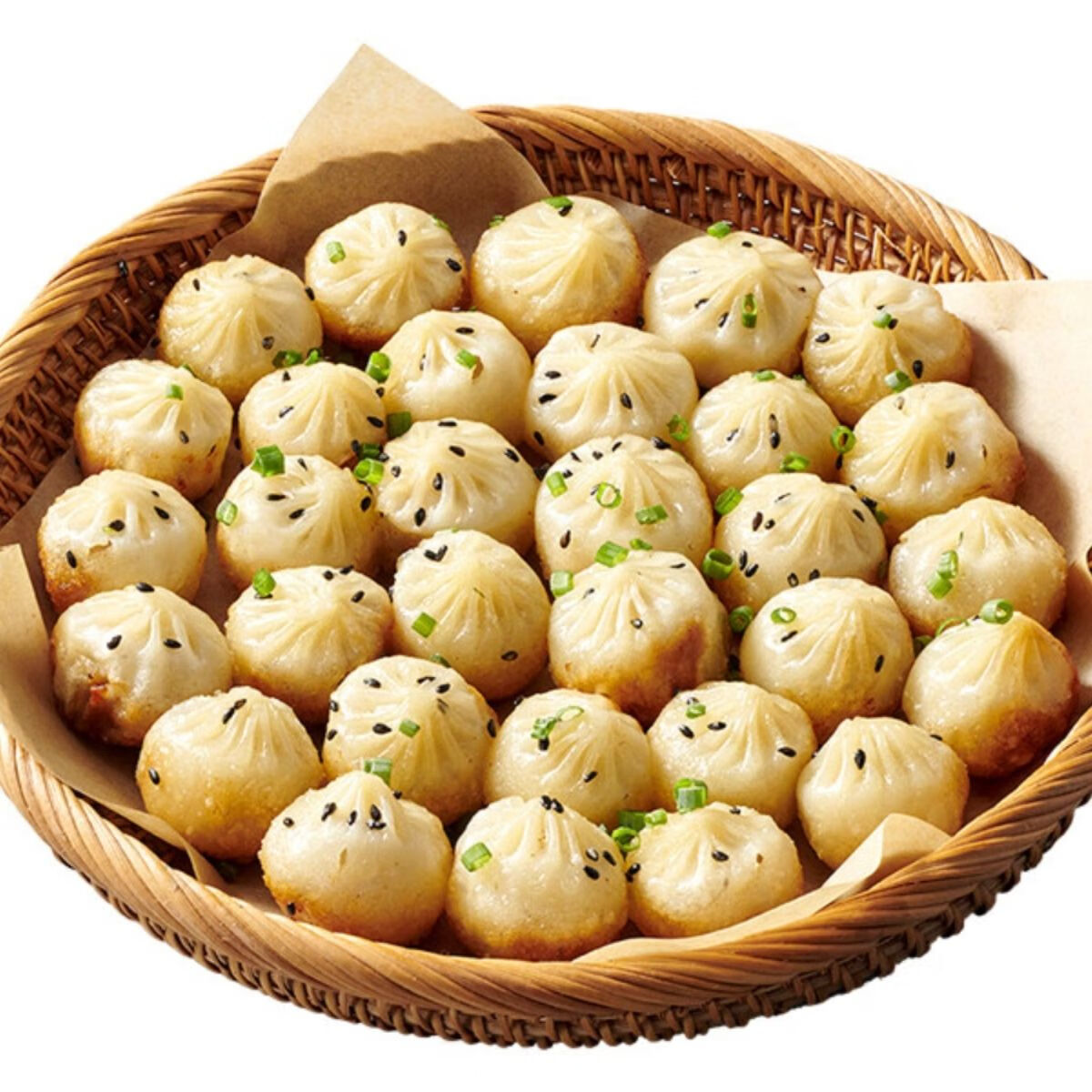 网红拇指生煎包迷你小笼包子肉馅夜市面食小吃半成品批发商用家用 4袋