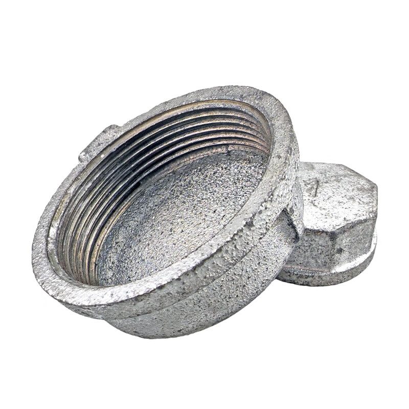 镀锌铁水管4分1寸热镀锌管帽堵头塞头内牙螺纹丝牙堵管材水管配件 4分