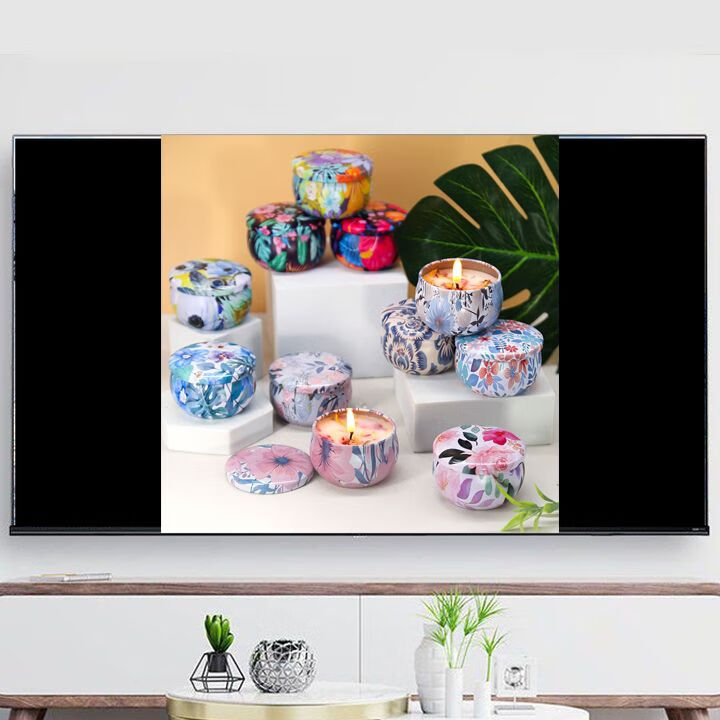 干花香薰蜡烛安神助眠卧室香氛房间室内持久熏香小众礼物伴手礼盒 持久熏香【小苍兰+栀子花】2件装