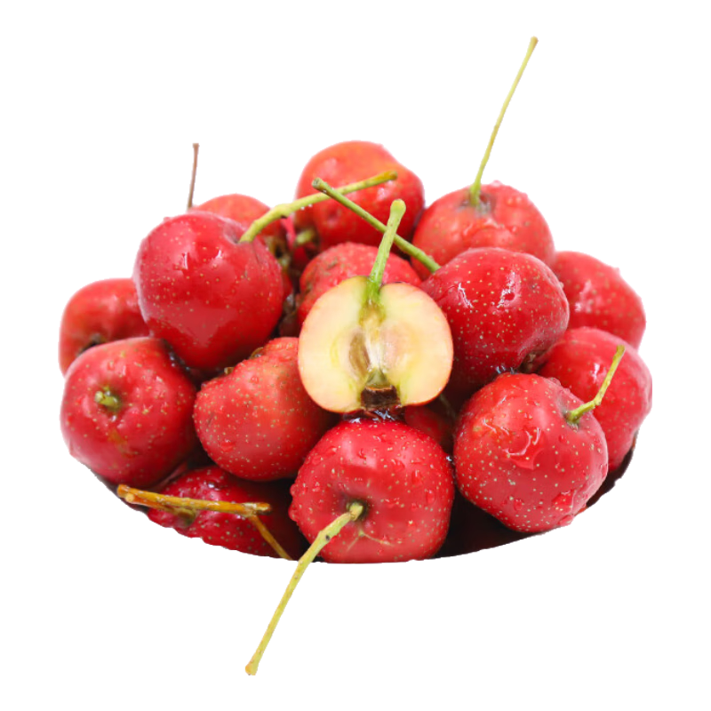 京鲜生 甜红子红山楂 新鲜山楂300g 尝鲜装 生鲜水果