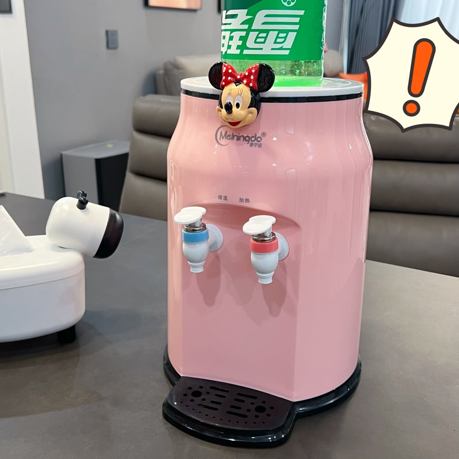 办公室桌面小型矿泉水饮水机桶装热水台式宿舍制冷热两用儿童家用